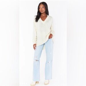 Revolve Show Me Your Mumu Ozzy Knit oversized Pull Over Sweater